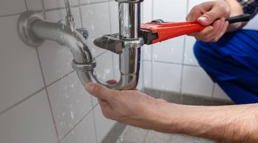 Gas tankless water heater installation in Hope, RI